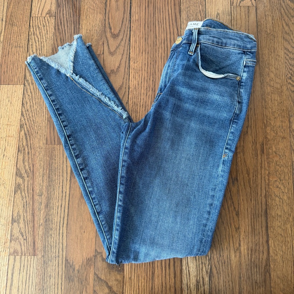 Frame Denim Women’s Le Skinny de Jeanne Cristallo Size 27